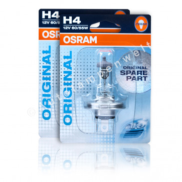 Osram Original H4 Halogen Scheinwerferlampe 2 Blister