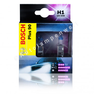 Bosch H1 +90% 2er Set