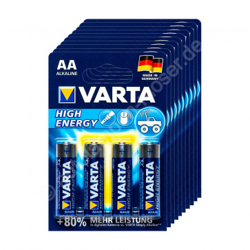 80x Mignon AA / LR6 - Batterie Alkaline, Longlife Power 4906, 1,5V, 2950 mAh, 20x 4er Blister, 80 Stück