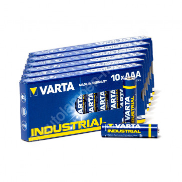 60x Mignon AAA / LR3 - Batterie Alkaline, Varta Industrial 4003