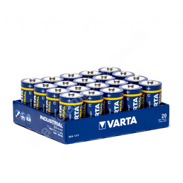 20x Baby C / LR14 - Batterie Alkaline, Varta Industrial 4014
