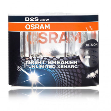 Osram D2S Night Breaker Unlimited Xenarc Xenon +70%