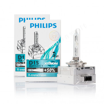 Philips X-treme Vison D1S Xenon +50% DuoPack 2 Stück (Xenon Brenner)