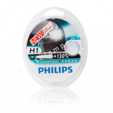 Philips H1 X-treme Vision Halogen Scheinwerferlampe +130% DuoPack