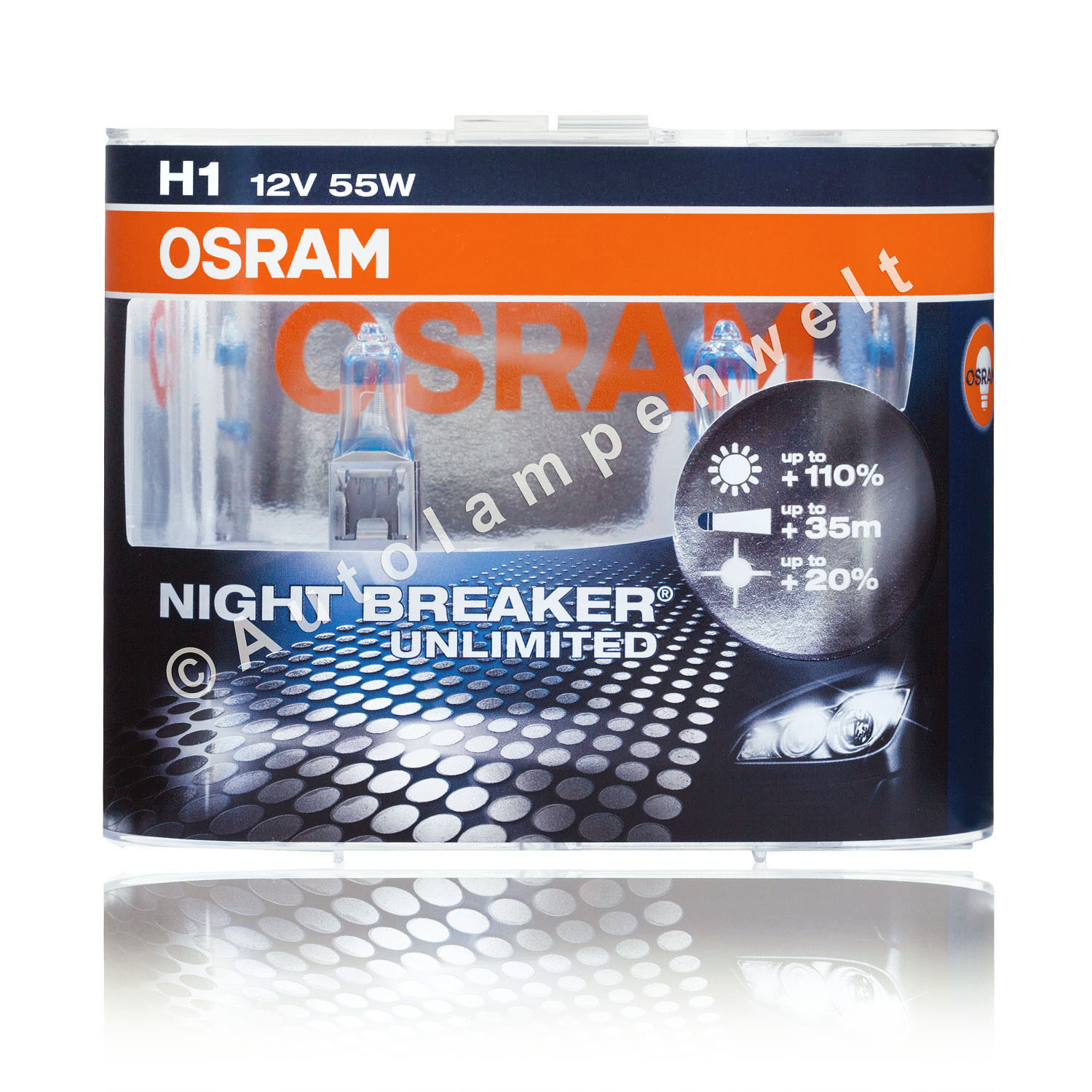 Osram H1 Night Breaker Unlimited Halogen Scheinwerferlampe
