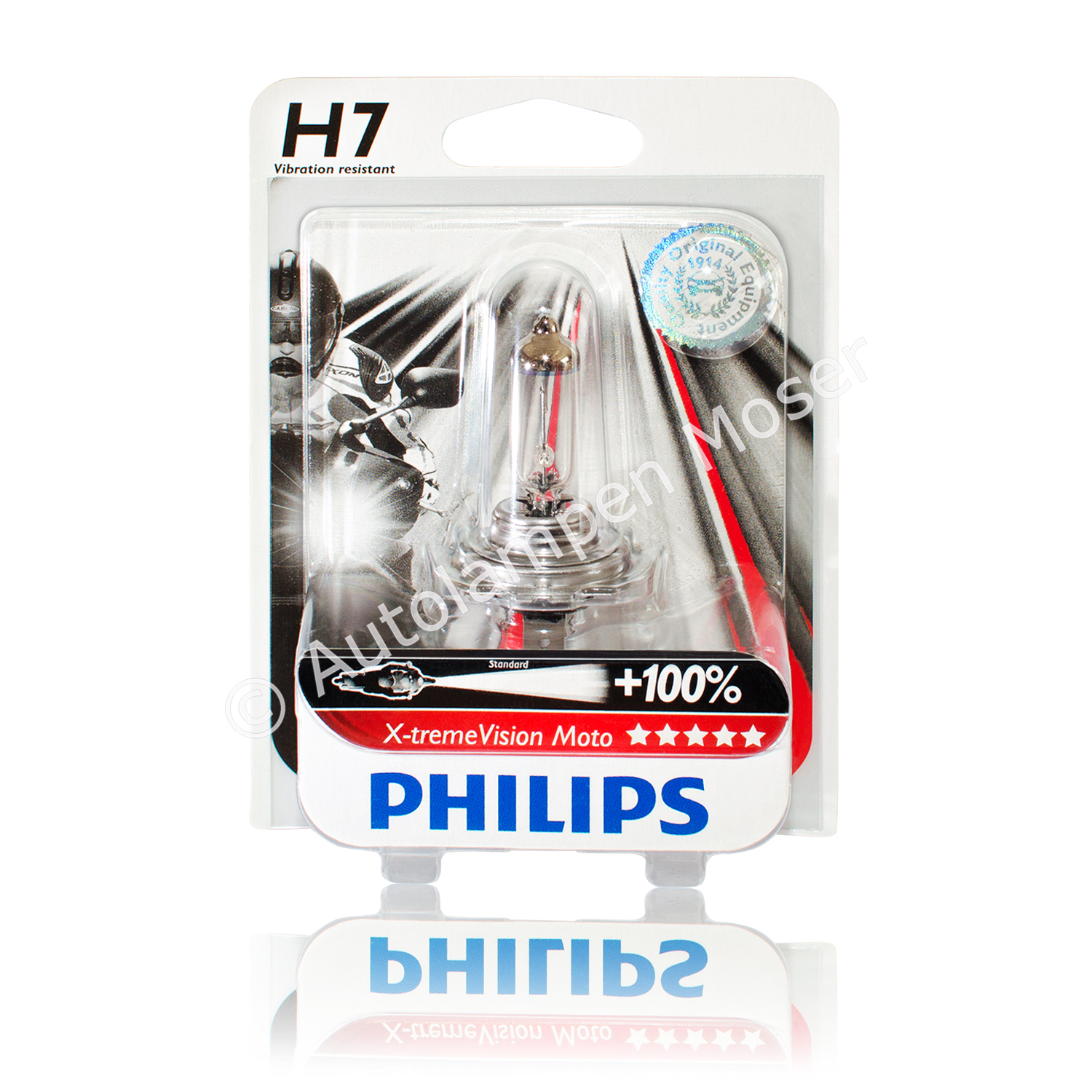 Philips X Treme Vision Moto H7 100 Motorrad 1 Stuck 